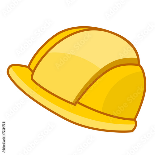 safety hat isolated illustration