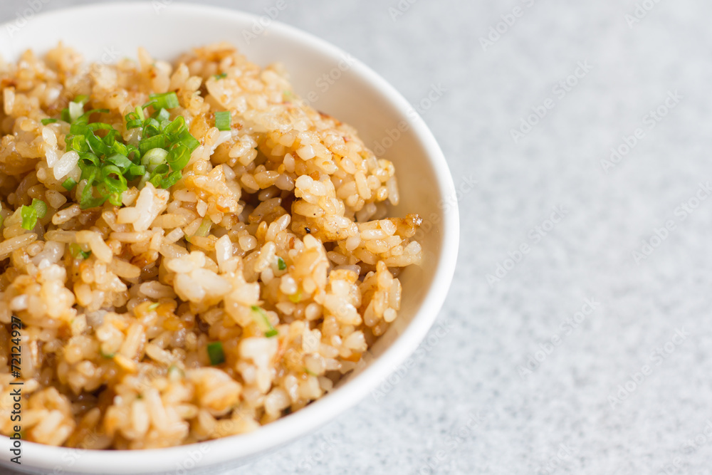 Garlic fried rice Garlic fried rice
