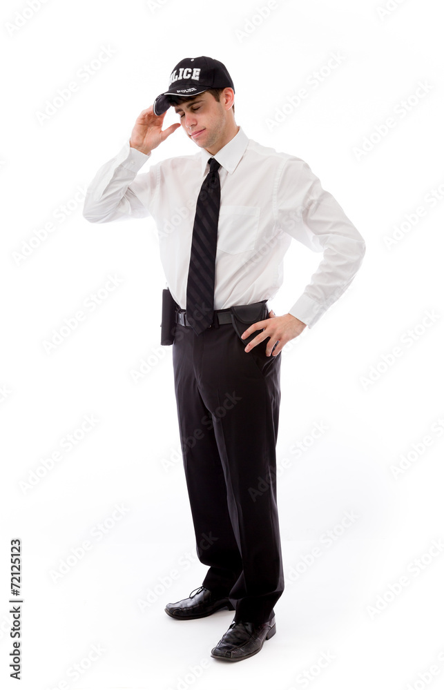 model isolated on plain background confused headache model isolated on plain background confused headache