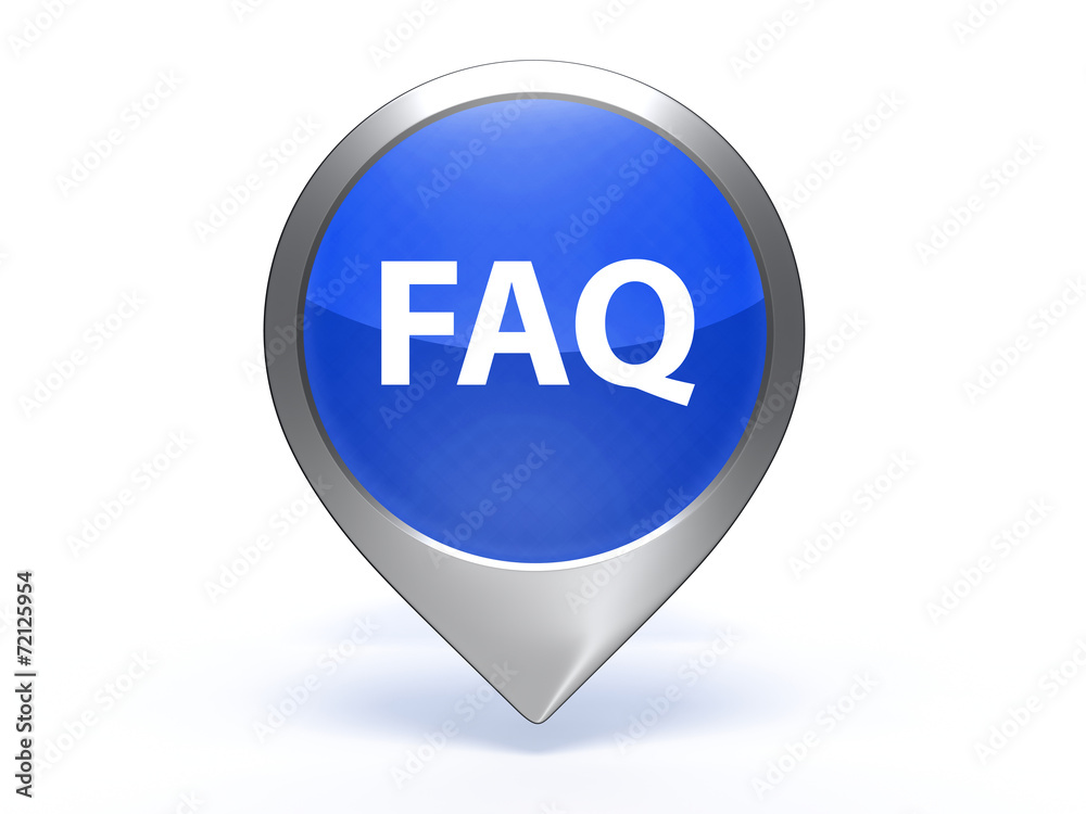 faq pointer icon on white background faq pointer icon on white background
