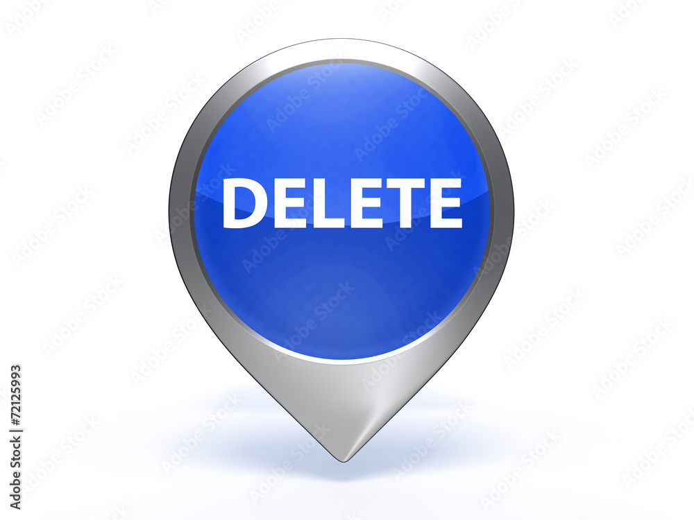 delete pointer icon on white background delete pointer icon on white background