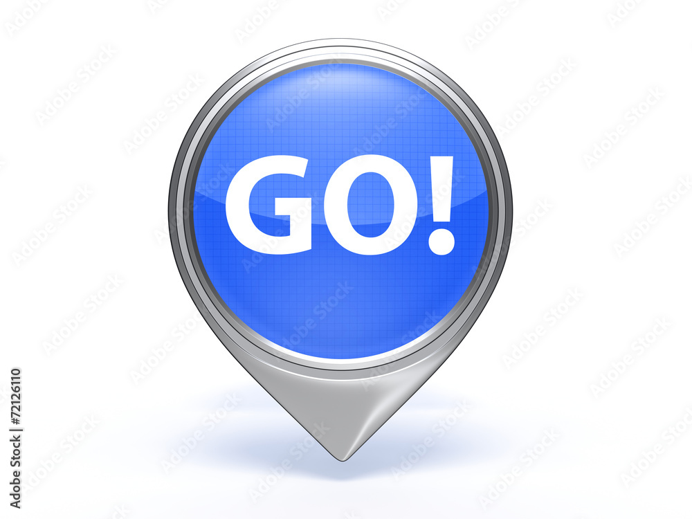 go pointer icon on white background go pointer icon on white background