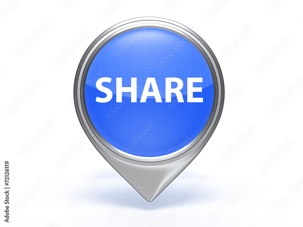 share pointer icon on white background share pointer icon on white background