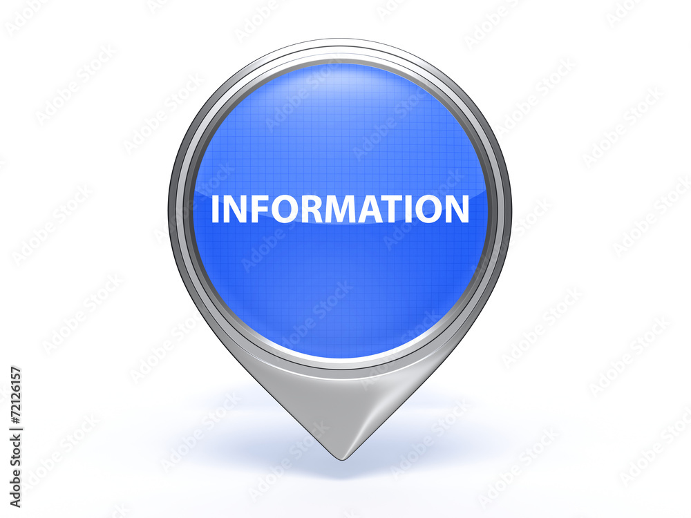 information pointer icon on white background information pointer icon on white background