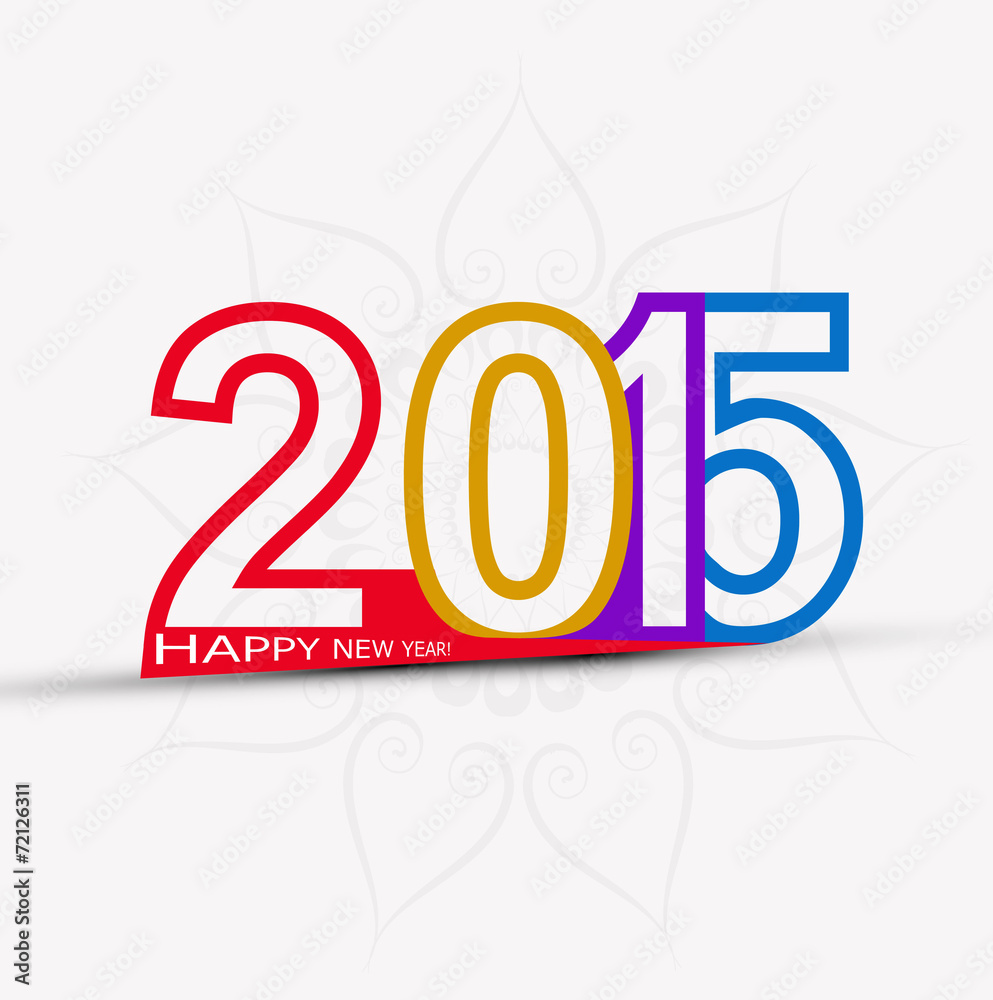 Happy New Year 2015 creative colorful celebration design vector Happy New Year 2015 creative colorful celebration design vector