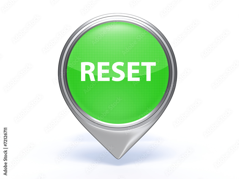 reset pointer icon on white background reset pointer icon on white background