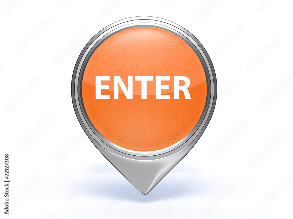 enter pointer icon on white background enter pointer icon on white background
