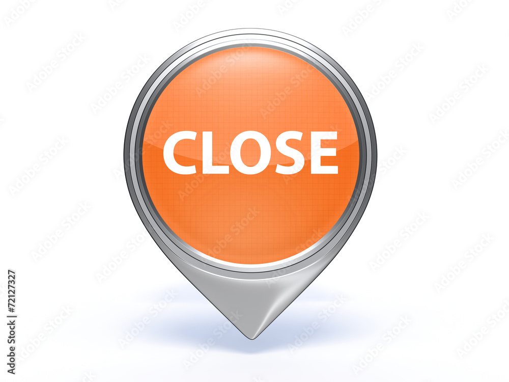 close pointer icon on white background close pointer icon on white background
