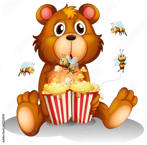 Bear and bee