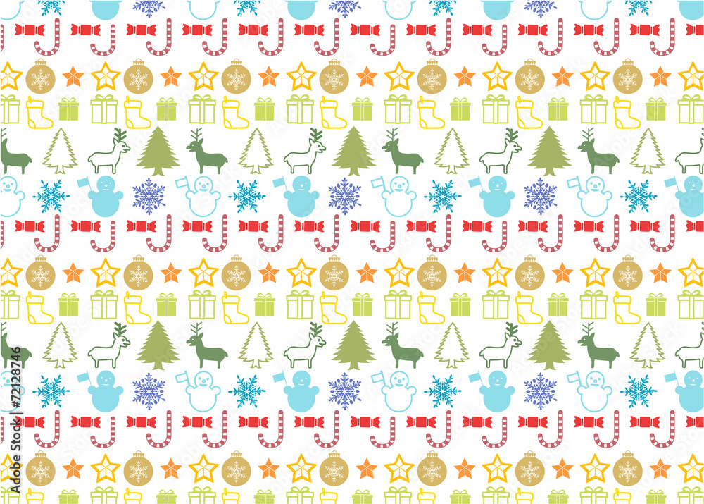 Christmass seamless pattern