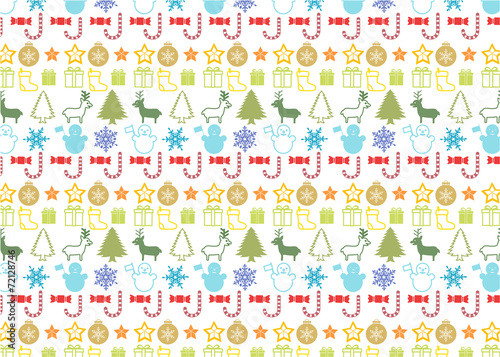 Christmass seamless pattern © WWW