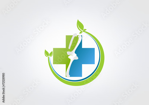 Bone business Logo Icon Medicine klinik Bone logo Medical