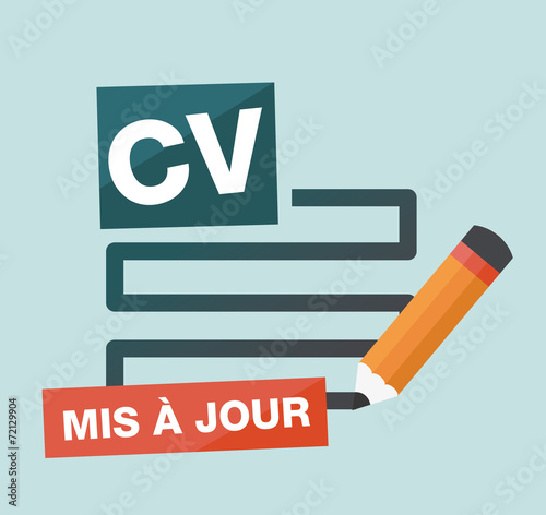mise à jour de CV - curriculum vitae
