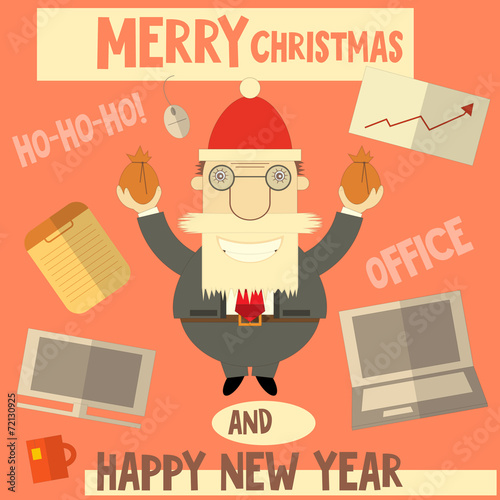 Merry Christmas Greeting Card