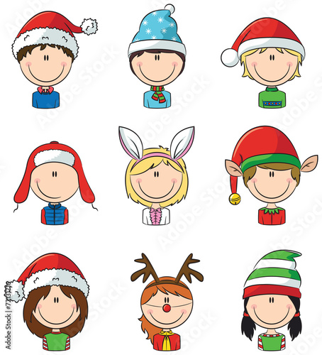 Cristmas children avatars