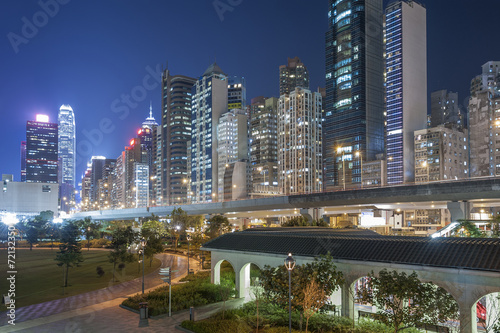 Hong Kong City at night