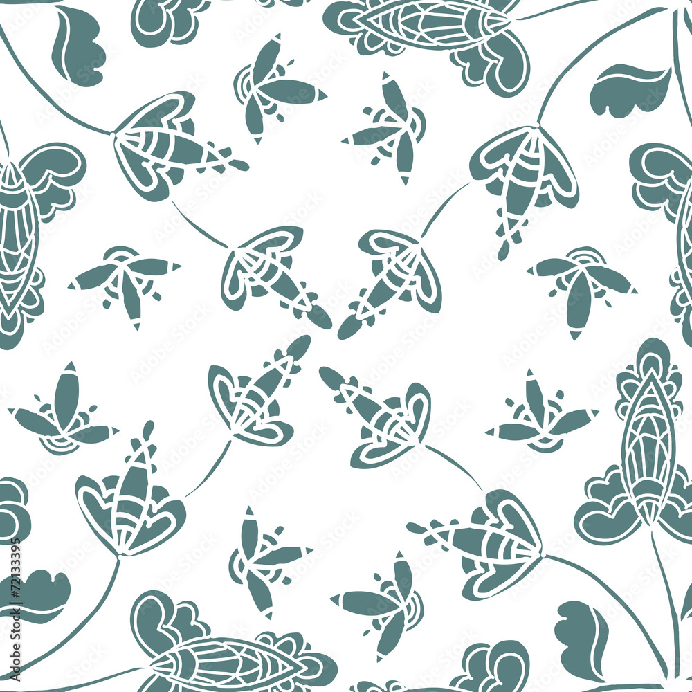 vector seamless floral pattern vector seamless floral pattern
