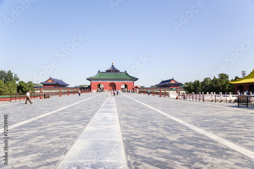 Beijing.  Vermilion Steps Bridge. Temple of Heaven (Tiantan) - 2