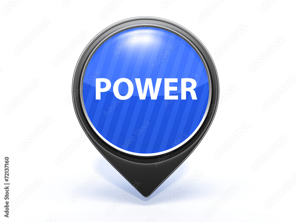 power pointer icon on white background power pointer icon on white background