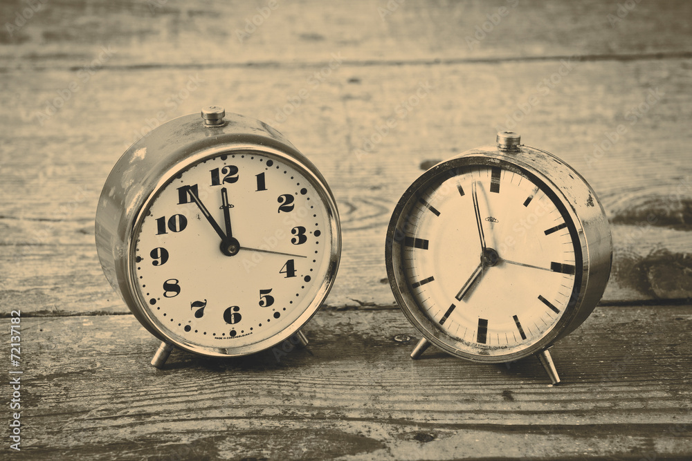 Old alarm clocks Old alarm clocks