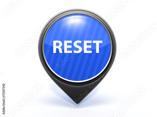 Obraz na płótnie reset pointer icon on white background