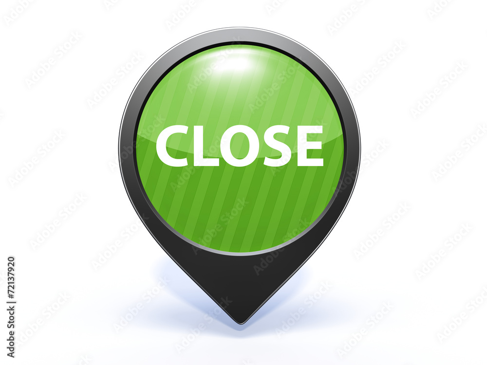 close pointer icon on white background close pointer icon on white background