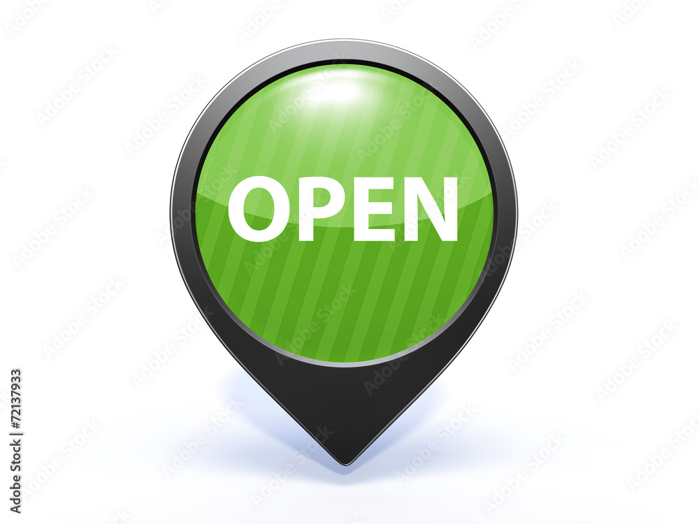 open pointer icon on white background open pointer icon on white background