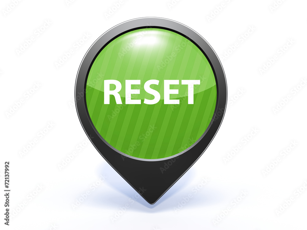 reset pointer icon on white background reset pointer icon on white background