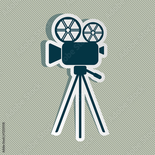 Movie camera icon