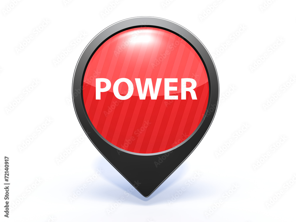 power pointer icon on white background power pointer icon on white background