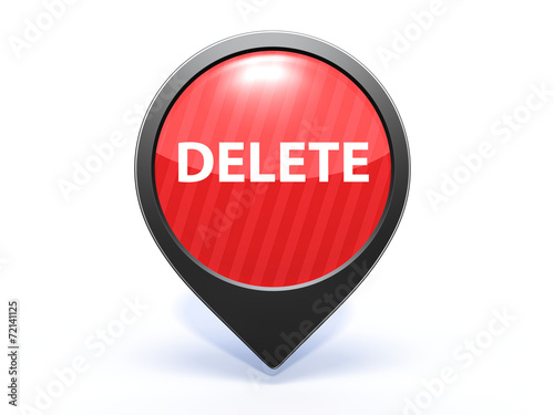 Free Download delete pointer icon on white background - GFXLoad