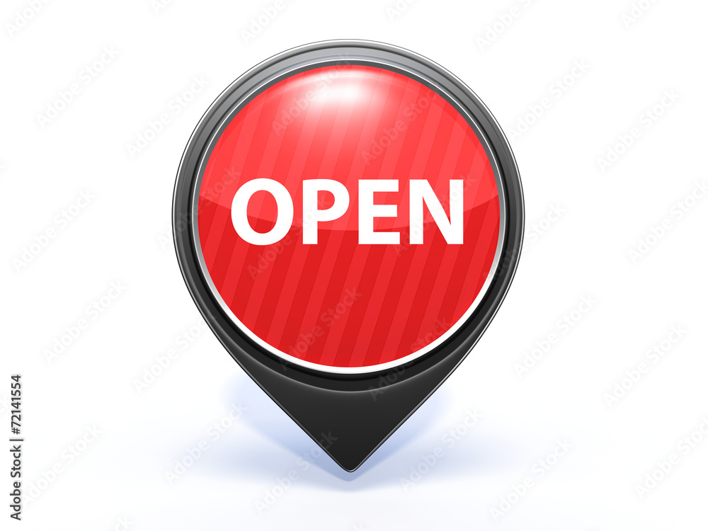 open pointer icon on white background open pointer icon on white background