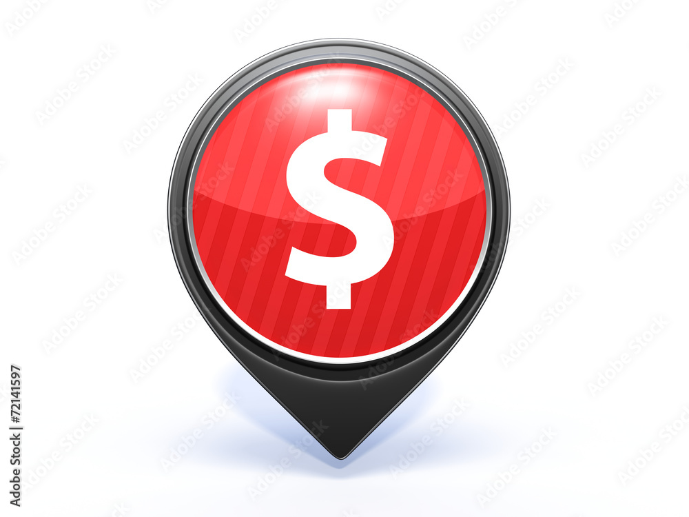 money pointer icon on white background money pointer icon on white background
