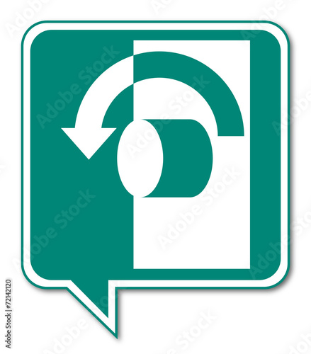 Logo sortie de secours.