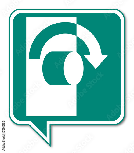 Logo sortie de secours.