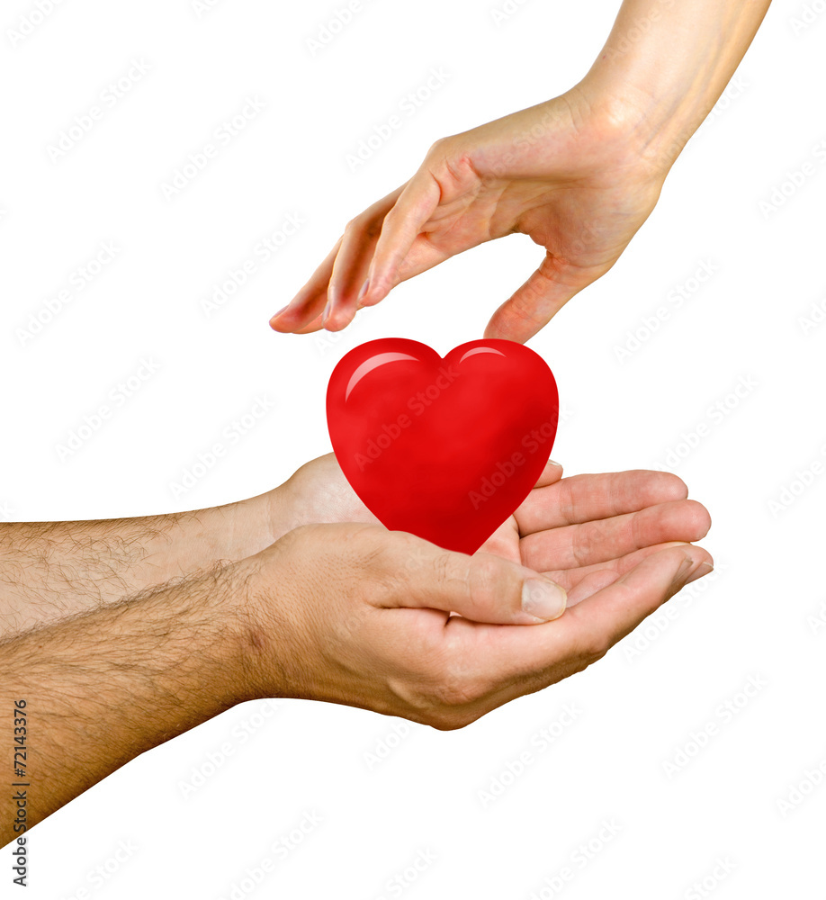 Giving heart Giving heart
