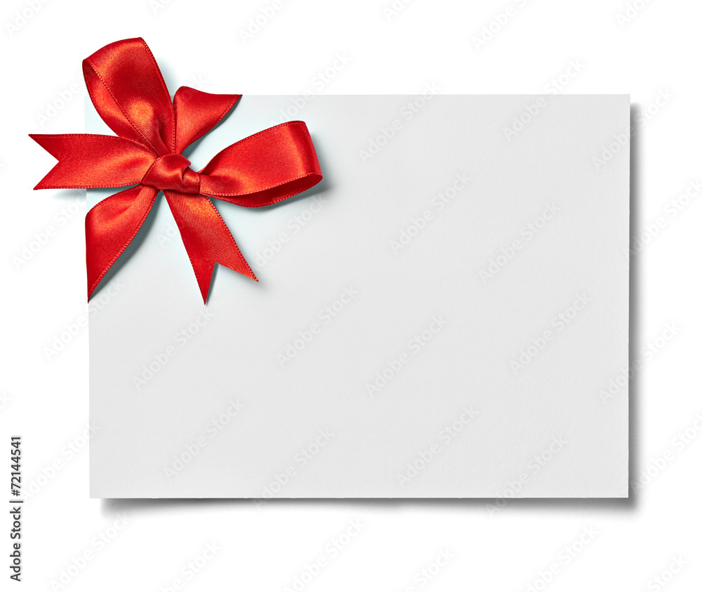 ribbon bow card note chirstmas celebration greeting ribbon bow card note chirstmas celebration greeting