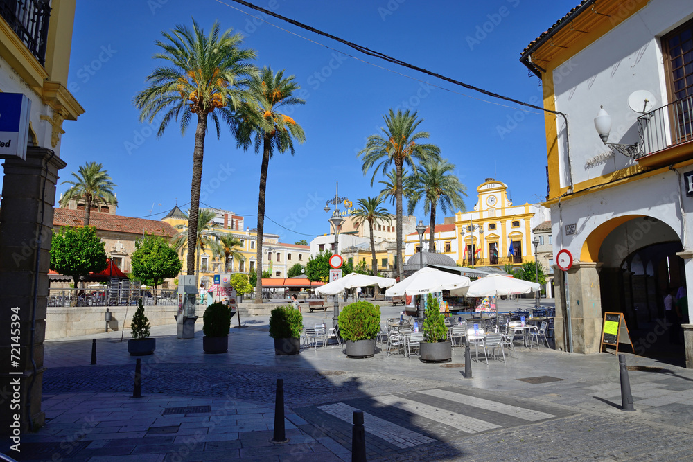 Spain Square in Merida.