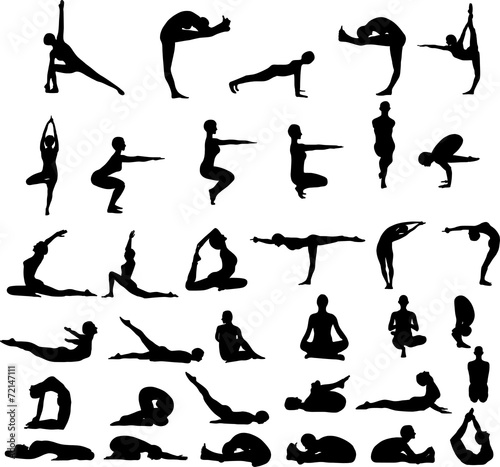 Yoga poses pack