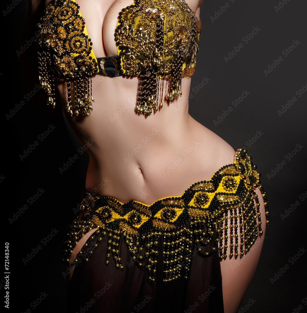 Arabian belly dancer sexy woman dancing bellydance Stock Photo | Adobe Stock