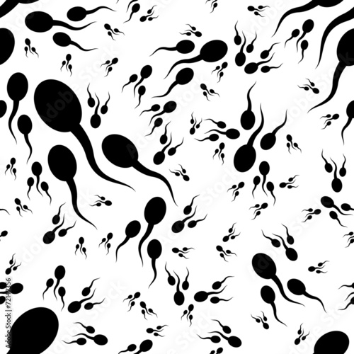 sperm seamless pattern
