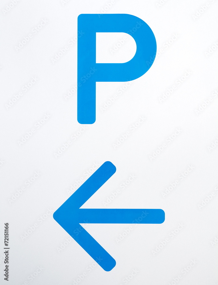 Close - up Car parking traffic sign Close - up Car parking traffic sign