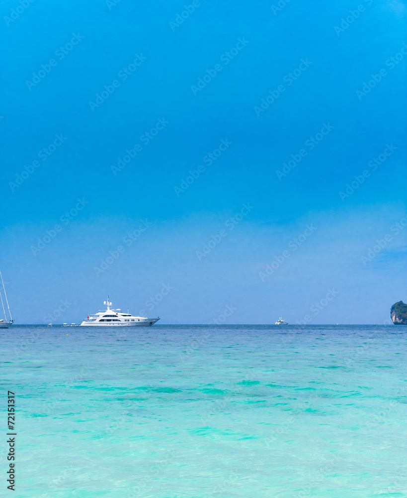 Obraz premium Sailing Oceans Sea Scene
