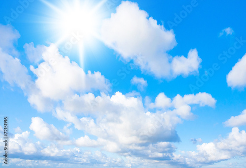 Fototapeta Naklejka Na Ścianę i Meble -  Grand Skyscape Sunny Heaven