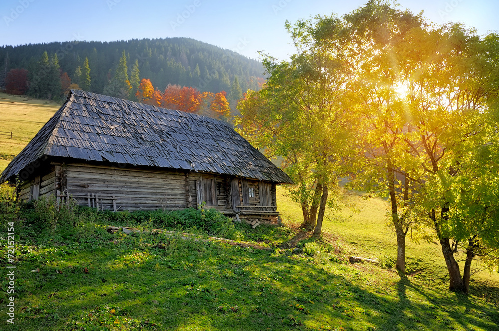 Mountain autumn landscape Mountain autumn landscape
