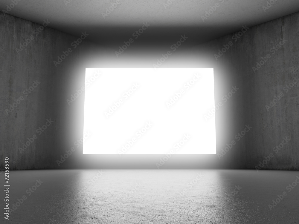 Bright glowing screen Bright glowing screen