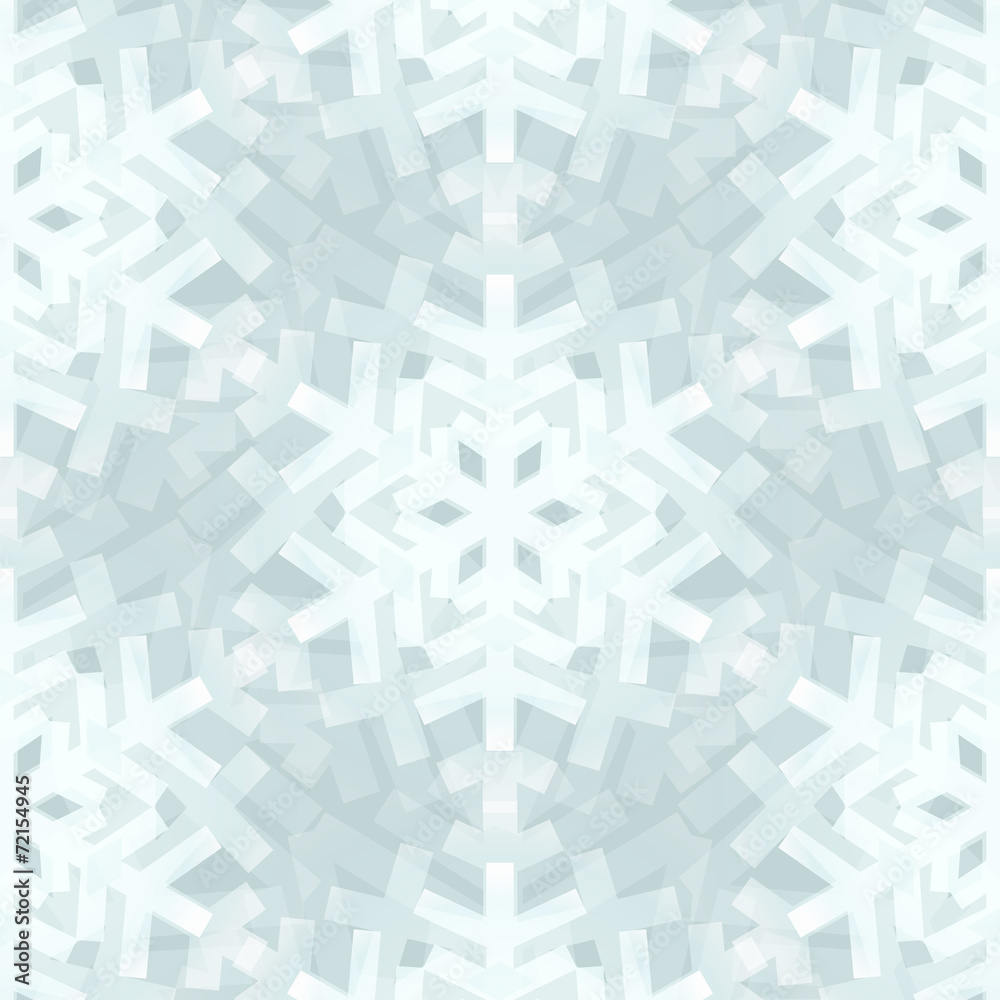 Shiny Silver Light Snowflakes Seamless Pattern for Christmas Des Shiny Silver Light Snowflakes Seamless Pattern for Christmas Des