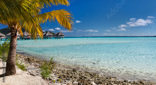 Fototapeta Naklejka Na Ścianę i Meble -  Perfect beach on Bora Bora