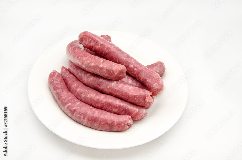 fresh meat sausages