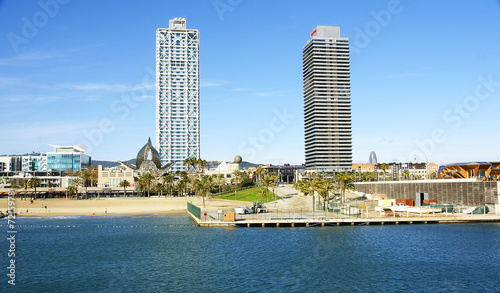 Photography Panorámica del puerto Olímpico de Barcelona
